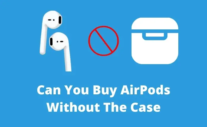 Can You Buy AirPods Without The Case?